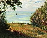 View of the Sea from Villerville by Gustave Caillebotte